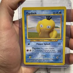 Pokemon TCG Psyduck Neo Destiny Vintage Card 79/105 MP+ Pokemon Vtg Nintendo - Image 1