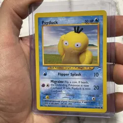 Pokemon TCG Psyduck Neo Destiny Vintage Card 79/105 MP+ Pokemon Vtg Nintendo - Image 2