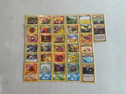 Base Set Jungle Fossil Common Uncommon Complete Set NM LP 134 Card Lot Pokemon - Image 3