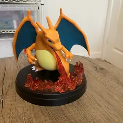 Charizard Figure Statue Card Display Stand - EX Super Premium Collection - Image 1