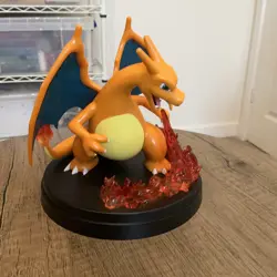 Charizard Figure Statue Card Display Stand - EX Super Premium Collection - Image 2