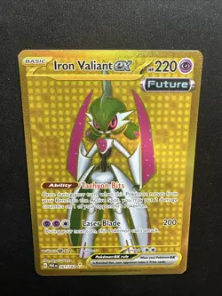 Iron Valiant ex 261/182 SV04: Paradox Rift Holo 2023 Pokemon Card Hyper Rare NM - Image 2