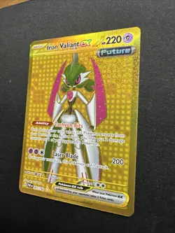Iron Valiant ex 261/182 SV04: Paradox Rift Holo 2023 Pokemon Card Hyper Rare NM - Image 5