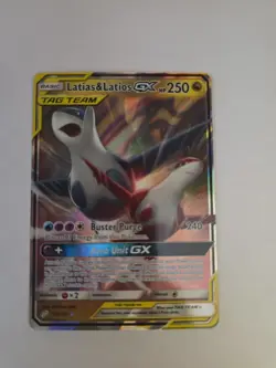 Pokemon Latias & Latios GX SM Team Up #113/181 Holo Ultra Rare Card - Image 1