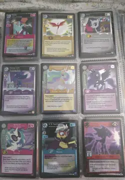 My Little Pony Trading Card Game Cards MLP TCG Lot BINDER With Foils - Image 1