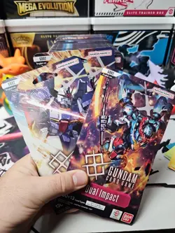 GUNDAM CARD GAME Dual Impact Sleeved Booster Packs x26 Sealed GD02 English - Image 3