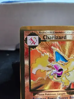Pokemon Celebrations Gold Metal Charizard Card 4/102 Premium Collection - Image 2