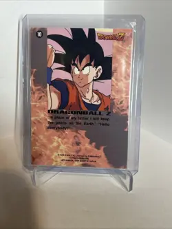 Dragon Ball Z Card #10 Gohan & Dragonos Artbox Prism Foil TCG 1996 JPP/AMADA - Image 2