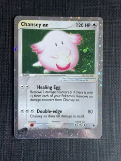 Chansey ex - 96/109 - Ultra Rare - Ruby and Sapphire - Pokemon TCG Card - LP/NM - Image 1