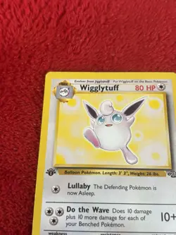 Wigglytuff 32/64 Jungle Non Holo 1st Edition Pokemon Card Played Wotc - Image 3
