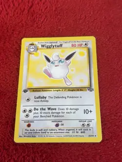 Wigglytuff 32/64 Jungle Non Holo 1st Edition Pokemon Card Played Wotc - Image 5