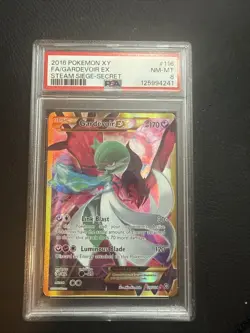 Pokemon TCG Gardevoir EX 116/114 XY Steam Siege 2016 Secret Rare Holo Card PSA 8 - Image 1
