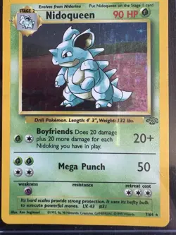 Pokemon Holo Card Lot Of 4 Fossil Jungle Zapdos Magneton Electrode Nidoqueen MP - Image 5