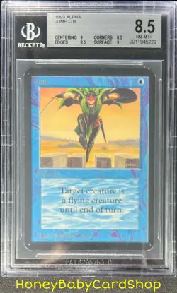 MTG Limited Edition Alpha 1993 Jump BGS 8.5Q++ (Baby Quad++) NM/MT+ 93/94 - Image 1