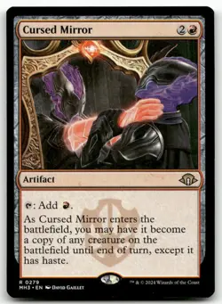 Cursed Mirror #279 MTG Modern Horizons 3 NM X1 - Image 1