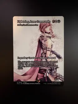 MTG Final Fantasy English Lightning, Lone Commando Showcase 0054 Non-Foil - Image 1
