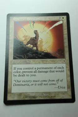 MTG Spirit of Resistance x1- -Invasion-Lightly Played - Image 1