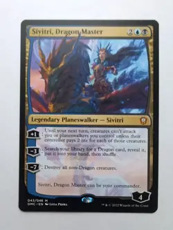 MTG Sivitri, Dragon Master (DMC) Commander Dominaria United Regular Mythic 43/48 - Image 1