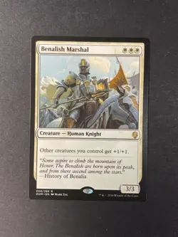 Benalish Marshal - Dominaria - Magic the Gathering - MTG - Image 1