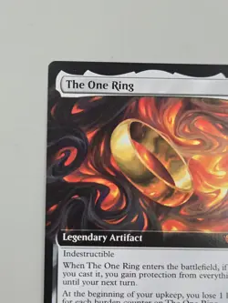 2023 Mtg Lotr Thoe One Ring Extended Art Borderless # M0380 Nm Condition - Image 2