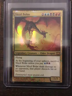 Nicol Bolas - From the Vault FTV : Dragons - NM Near Mint Foil - MTG - Image 1