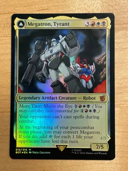 MTG NM Megatron, Tyrant Foil [Universes Beyond: Transformers] - Image 1
