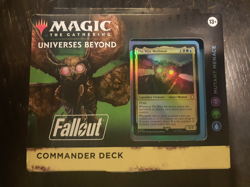 Magic the Gathering Fallout Commander Deck Mutant Menace Wise Mothman Sealed MTG - Image 1
