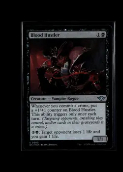 MTG Foil-Blood Hustler-Outlaws of Thunder Junction #80 - Image 1