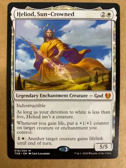 MTG 1x Heliod, Sun-Crowned # 18 Theros Beyond Death Magic the Gathering x1 NM - Image 1