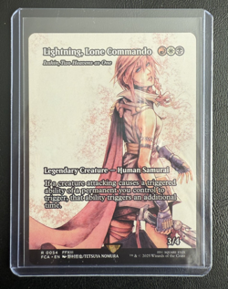 Lightning, Lone Commando - Isshin, Two Heavens as One Showcase Final Fantasy MTG - Image 1