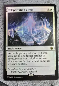 1x MTG Teleportation Circle (Foil) - Adventures in the Forgotten Realms (AFR) - Image 1