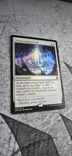 1x MTG Teleportation Circle (Foil) - Adventures in the Forgotten Realms (AFR) - Image 2