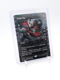 MTG - Tragic Slip - Borderless Mythic #22 - MKM Special Guests NM - Image 1