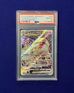 PSA 10 Deoxys VSTAR #223 Japanses VSTAR Universe 2022 Pokemon GEM MINT - Image 1