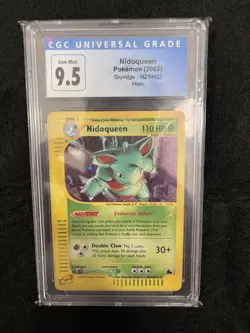 Pokemon Nidoqueen H21/H32 Skyridge Holo CGC 10 GEM Old Label 9.5 w/ Swirls! - Image 1