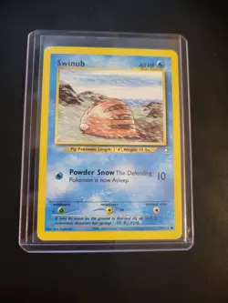 POKEMON Neo Genesis SWINUB 79/111 Card - Image 3