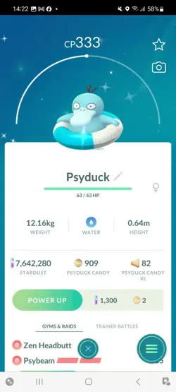 Pokemon Go Shiny Psyduck Costume - Image 1