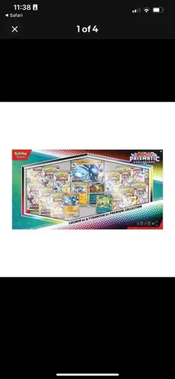 Pokemon Lucario Ex Tyranitar Ex Premium Collection Prismatic Evolution SHIPS NOW - Image 1