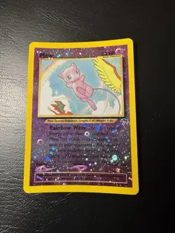 Pokemon Mew 1/18 Southern Islands Reverse Holo Promo MP Vintage - Image 1