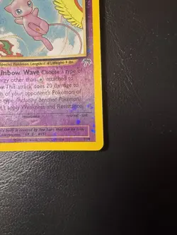 Pokemon Mew 1/18 Southern Islands Reverse Holo Promo MP Vintage - Image 3