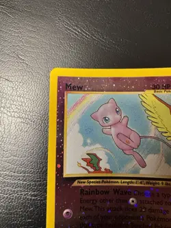 Pokemon Mew 1/18 Southern Islands Reverse Holo Promo MP Vintage - Image 5