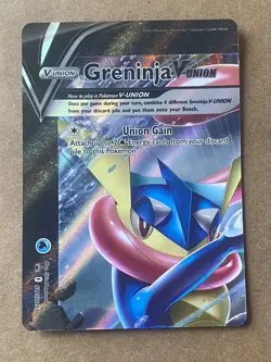 Greninja V-UNION Set Of 4 SWSH 155 Promo Sword & Shield Pokemon TCG (NM) - Image 3