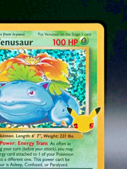 Pokemon Celebrations Venusaur 15/102 Classic Collection Holo Near Mint - Image 4