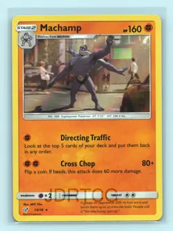 Pokemon Detective Pikachu 13/18 Machamp Holo - Image 1