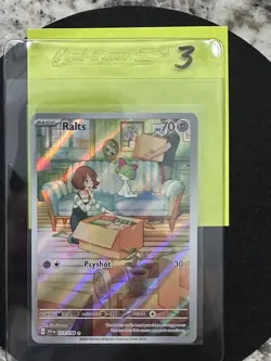 Ralts Illustration Rare IR 211/198 2023 Pokemon TCG Scarlet & Violet Base Set - Image 1