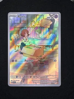 Ralts Illustration Rare IR 211/198 2023 Pokemon TCG Scarlet & Violet Base Set - Image 2