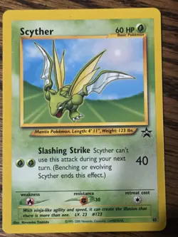 Pokemon Wotc Black Star Promo # 45/53 SCYTHER "Great Condition" - Image 1