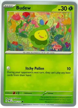 Pokemon TCG Budew (Poke Ball Pattern) 004/131 Prismatic Evolutions Reverse Holo - Image 1
