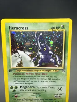 Pokemon TCG Heracross Neo Genesis 6/111 1st Edition Holo Rare - Image 2