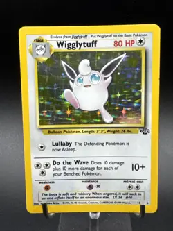1999 Pokemon TCG Wigglytuff Jungle Set 16/64 WotC Holo Rare - Image 1